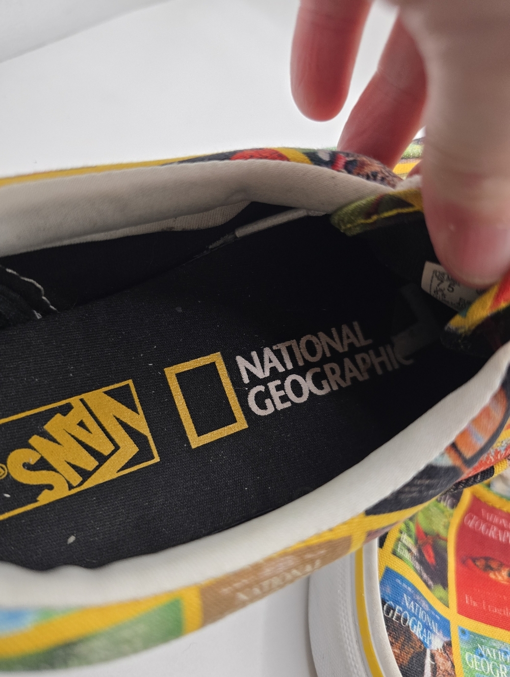 Vans + National Geographic Colab Lace Up Sneakers. Ladies 9. Mens 7.5 - Picture 7 of 12